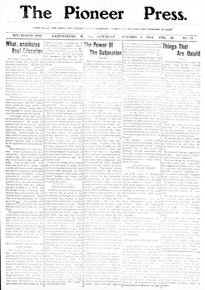 The Pioneer Press, Oct 9, 1915