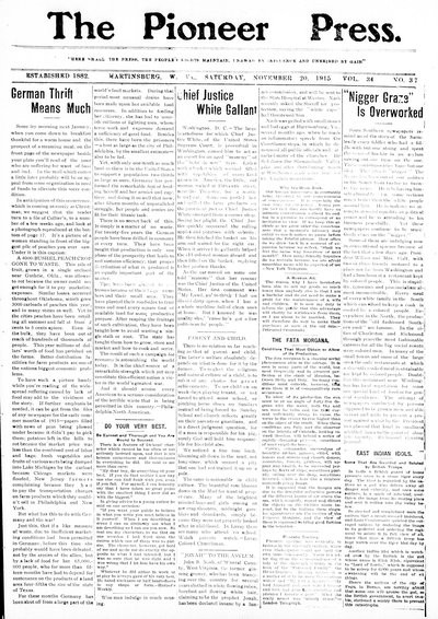 The Pioneer Press, Nov 20, 1915
