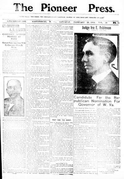 The Pioneer Press, Feb 26, 1916