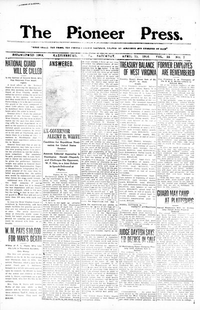 The Pioneer Press, Apr 15, 1916