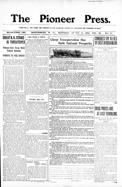 The Pioneer Press, Aug 12, 1916