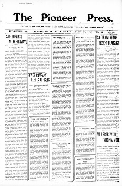 The Pioneer Press, Aug 26, 1916