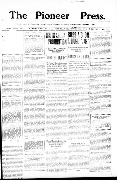 The Pioneer Press, Sep 16, 1916