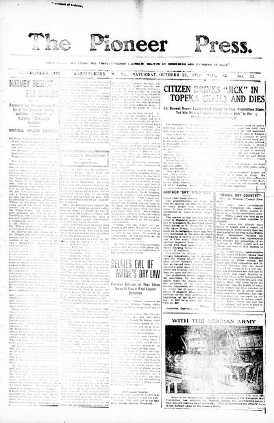 The Pioneer Press, Oct 21, 1916
