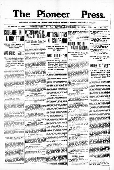 The Pioneer Press, Nov 18, 1916