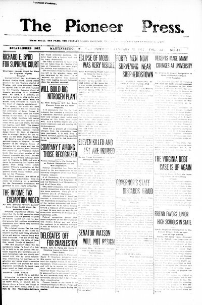 The Pioneer Press, Jan 13, 1917