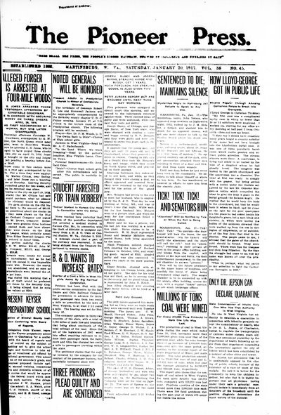 The Pioneer Press, Jan 20, 1917