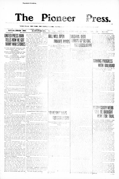 The Pioneer Press, Jan 27, 1917