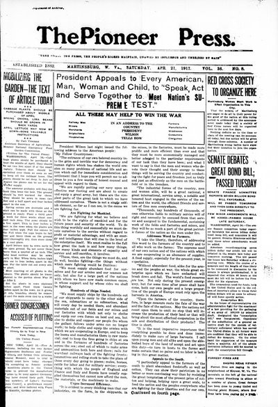 The Pioneer Press, Apr 21, 1917