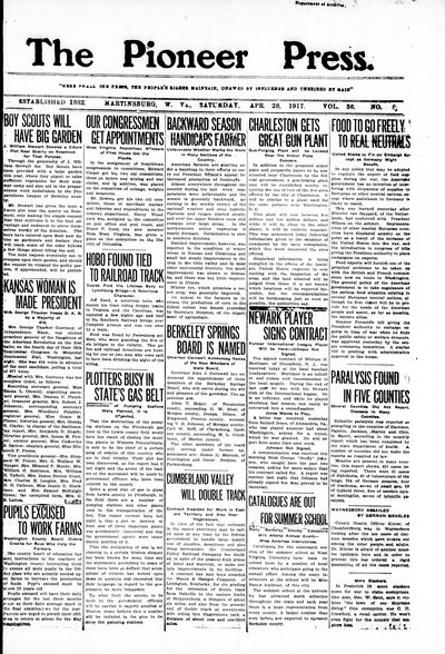 The Pioneer Press, Apr 28, 1917