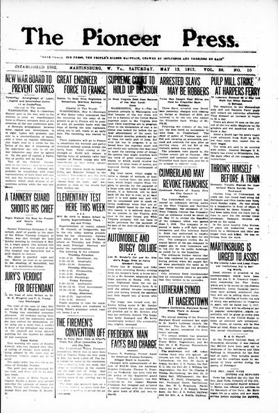 The Pioneer Press, May 12, 1917