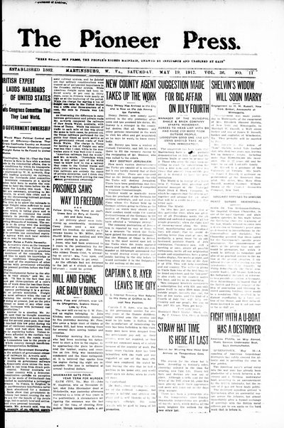 The Pioneer Press, May 19, 1917