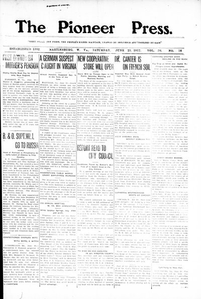 The Pioneer Press, Jun 23, 1917
