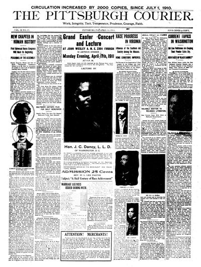 Pittsburgh Courier, Apr 15, 1911