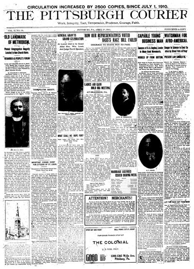 Pittsburgh Courier, Apr 22, 1911