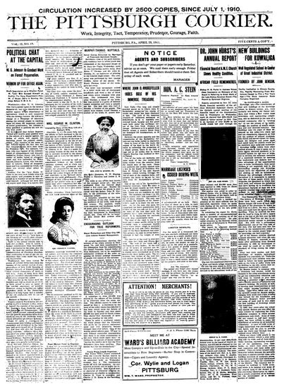 Pittsburgh Courier, Apr 29, 1911