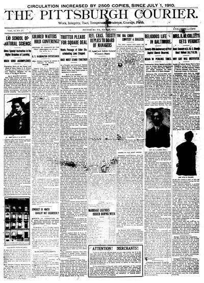 Pittsburgh Courier, May 13, 1911