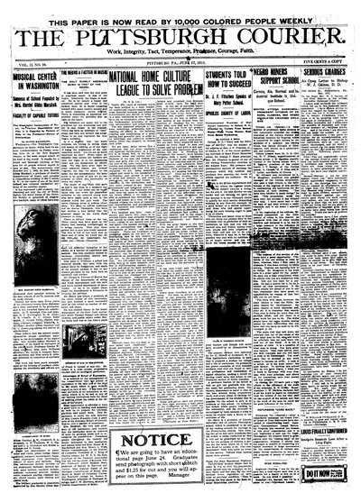 Pittsburgh Courier, Jun 17, 1911