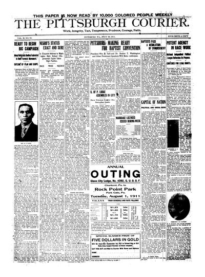Pittsburgh Courier, Jul 29, 1911