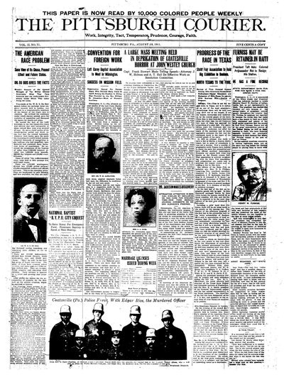 Pittsburgh Courier, Aug 19, 1911