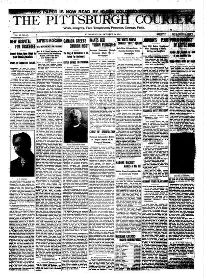 Pittsburgh Courier, Oct 14, 1911