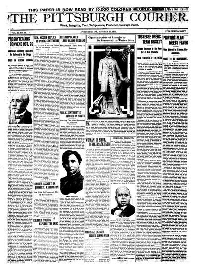 Pittsburgh Courier, Oct 21, 1911