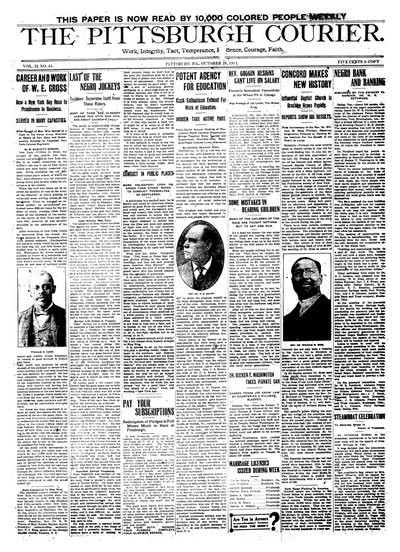 Pittsburgh Courier, Oct 28, 1911