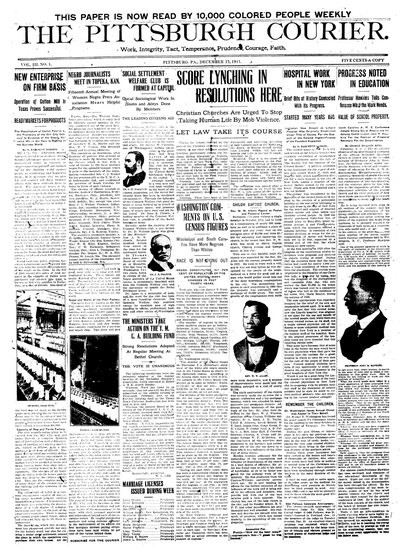 Pittsburgh Courier, Dec 23, 1911