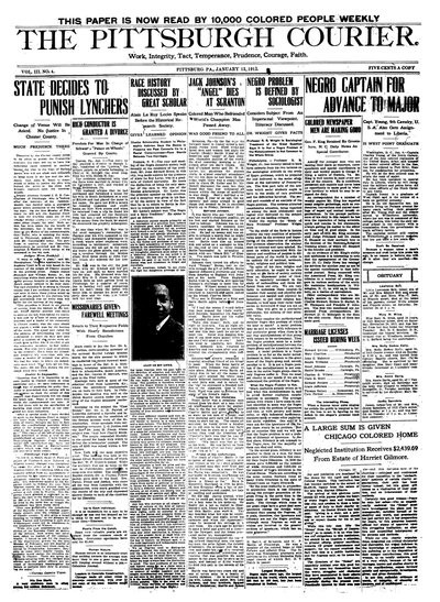Pittsburgh Courier, Jan 13, 1912
