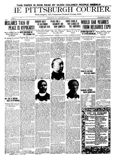 Pittsburgh Courier, Jan 20, 1912