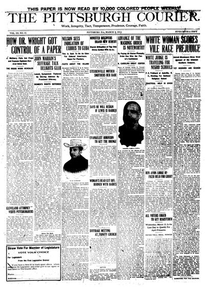 Pittsburgh Courier, Mar 9, 1912