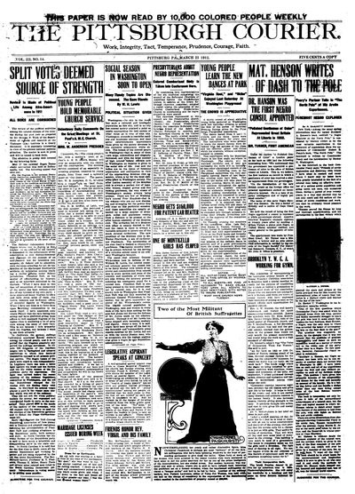 Pittsburgh Courier, Mar 23, 1912