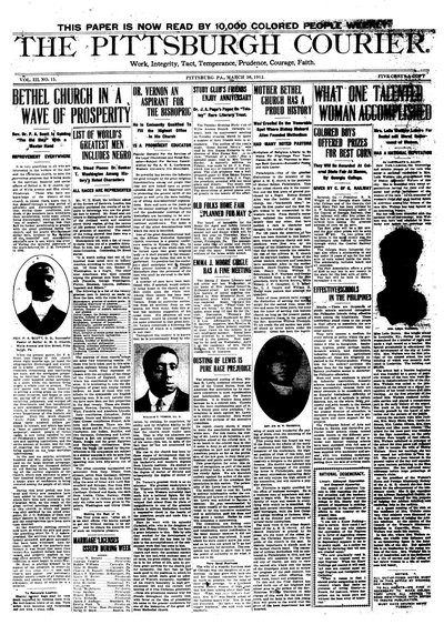 Pittsburgh Courier, Mar 30, 1912