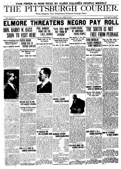 Pittsburgh Courier, Apr 13, 1912