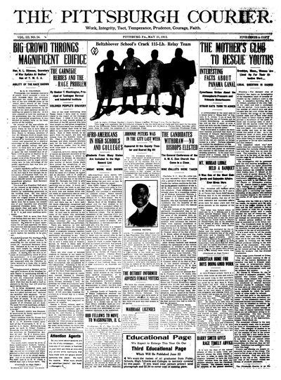 Pittsburgh Courier, May 31, 1912