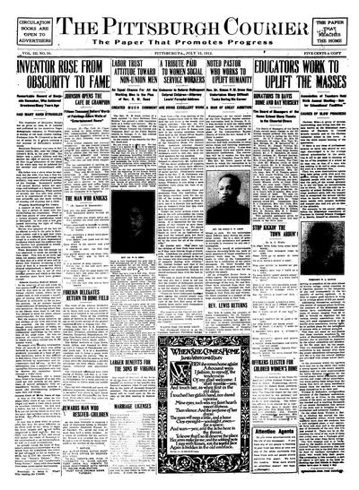 Pittsburgh Courier, Jul 12, 1912
