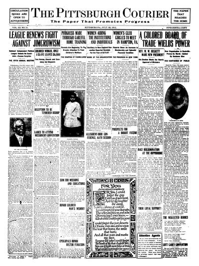 Pittsburgh Courier, Jul 19, 1912