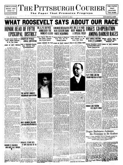 Pittsburgh Courier, Aug 9, 1912