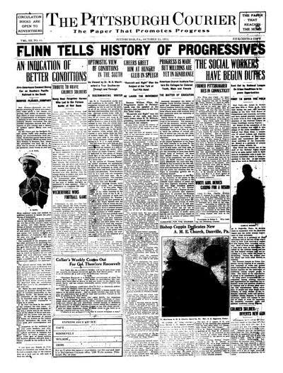 Pittsburgh Courier, Oct 25, 1912