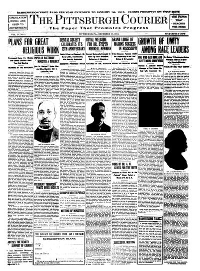 Pittsburgh Courier, Dec 27, 1912