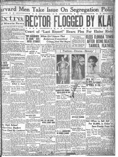Pittsburgh Courier, Jan 20, 1923