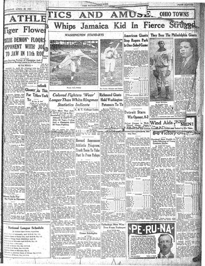 Pittsburgh Courier, Apr 28, 1923