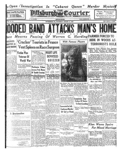 Pittsburgh Courier, Aug 11, 1923