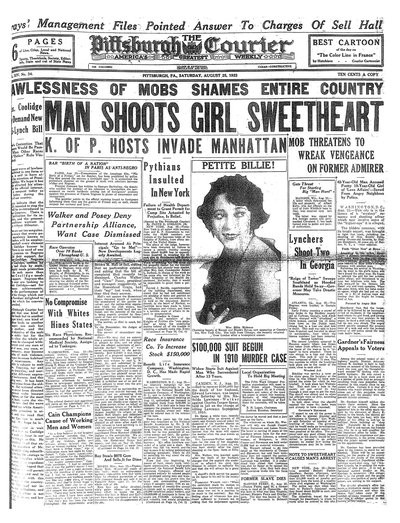 Pittsburgh Courier, Aug 25, 1923