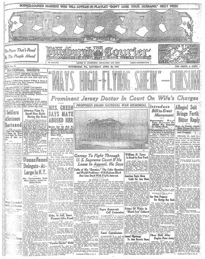 Pittsburgh Courier, Apr 26, 1924