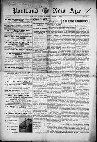 The New Age (Portland), Apr 14, 1906