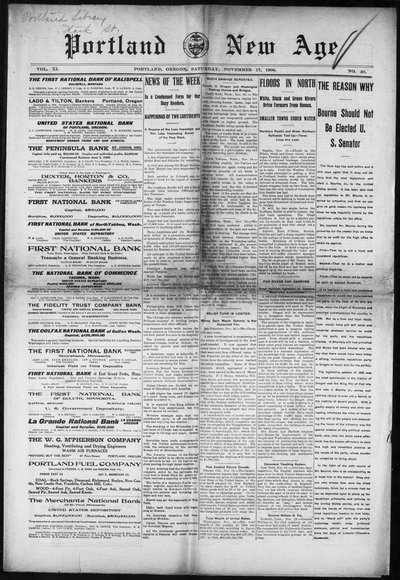 The New Age (Portland), Nov 17, 1906