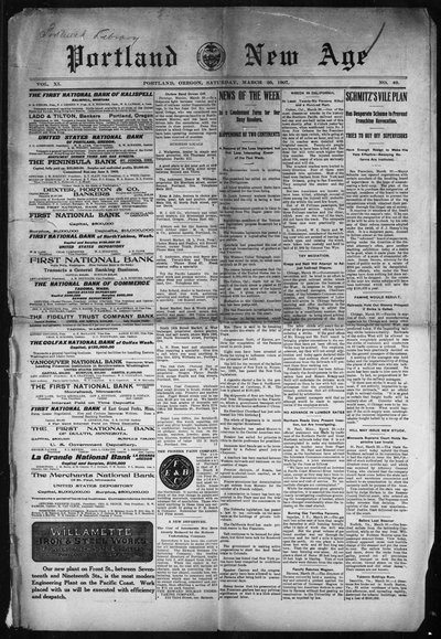 The New Age (Portland), Mar 30, 1907