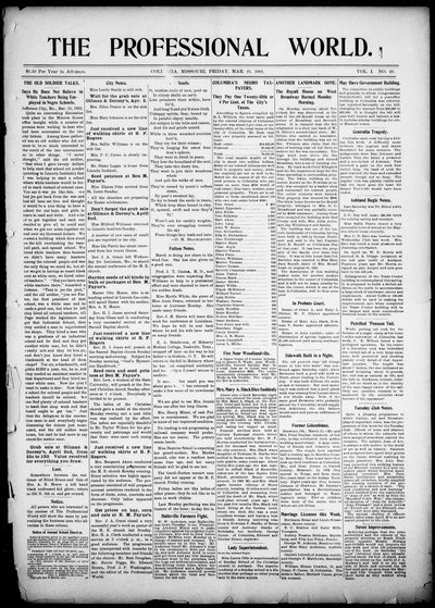 The Professional World, Mar 21, 1902