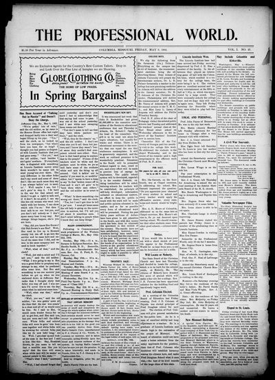 The Professional World, May 9, 1902